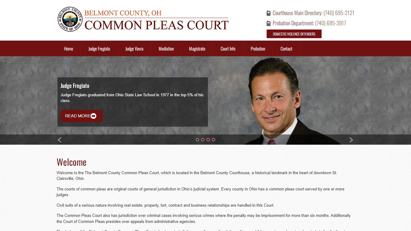 Welcome - Belmont County Common Pleas Court